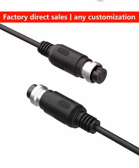 5 ピン Gx16 ダブルメスヘッド航空ソケットコネクタ電気ケーブル