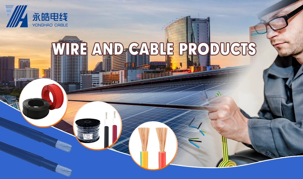 Manufacturer PV Solar Cable Red and Black Photovoltaic DC Communication Electric Cable for Solar Panels