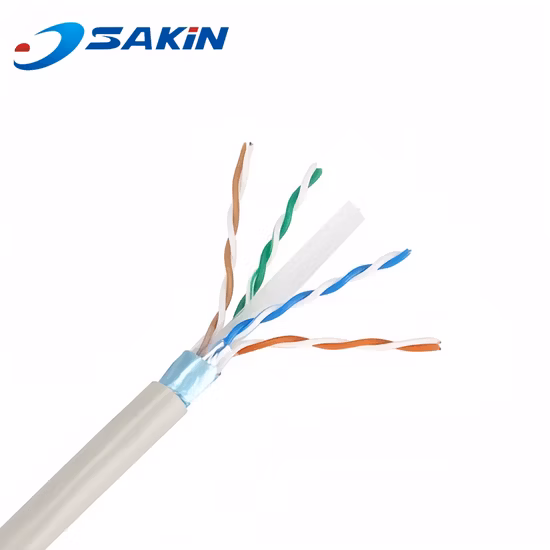 CAT6 U/UTP 裸銅線データ ケーブル、4